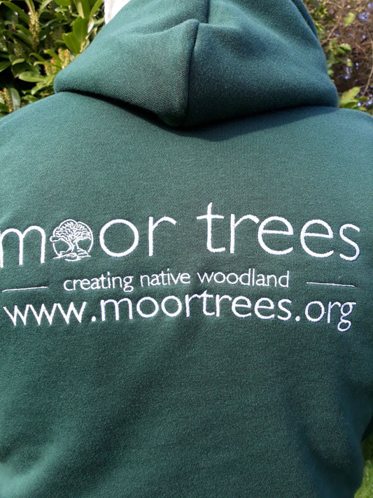 Men's hoodie with Moor Trees embroidered logo