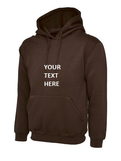 Create your own bespoke horse hoodie with your own text