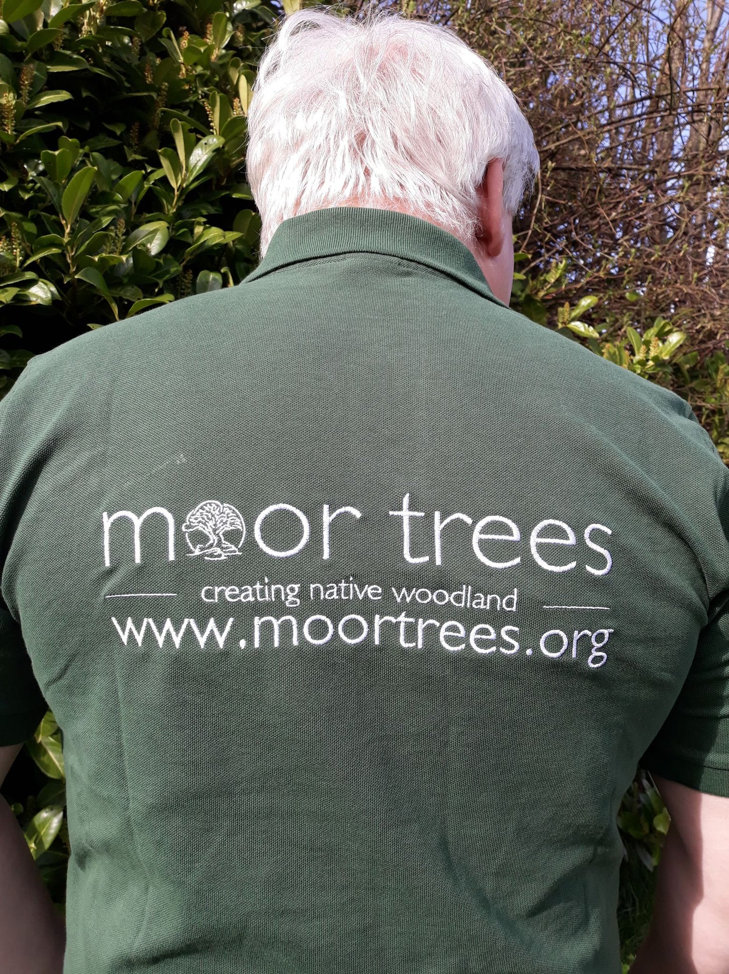 Men's Polo Shirt with printed Moor Trees logo