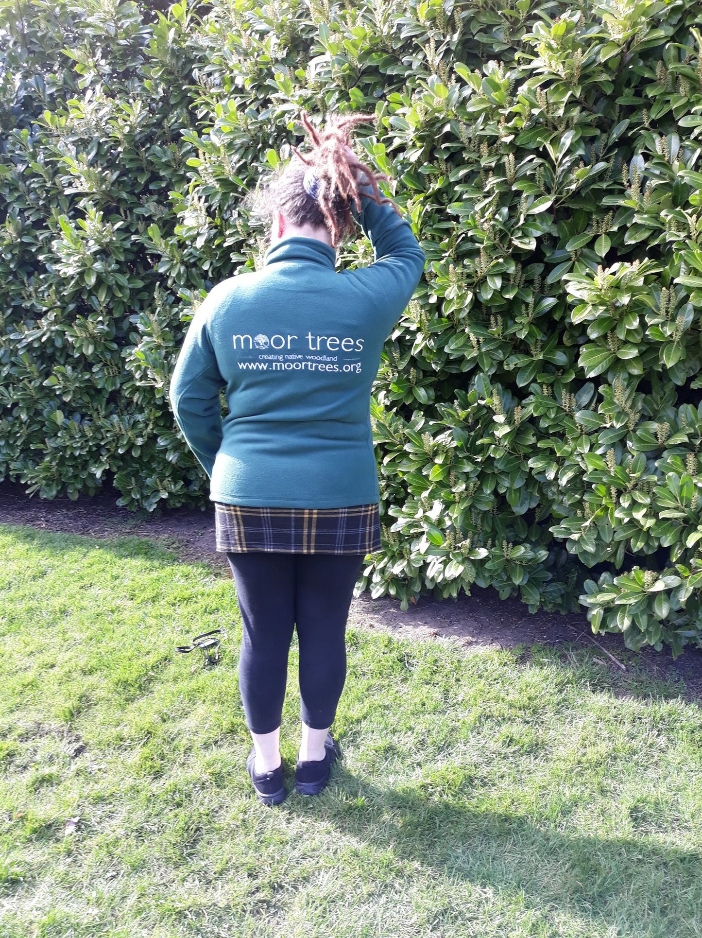 Ladies  fleece embroidered with Moor Trees logo