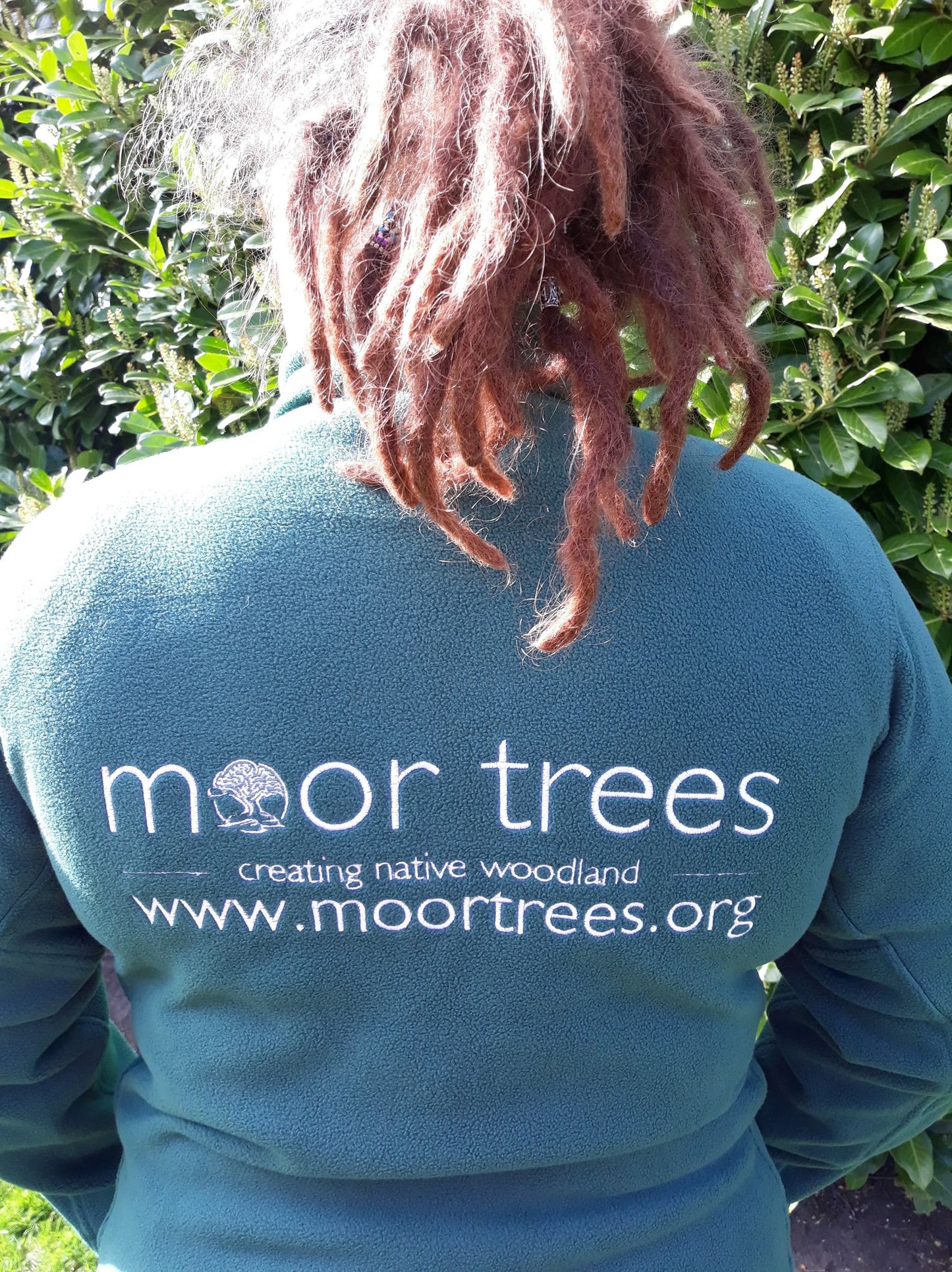 Ladies  fleece embroidered with Moor Trees logo